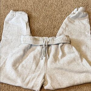 PINK Victoria's Secret Light Gray Ankle Pants